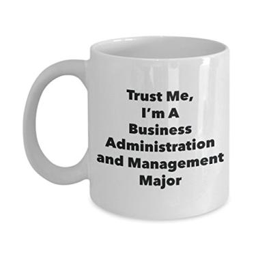 Imagem de Caneca Trust Me, I'm A Business Administration and Management Major - Caneca de café divertida - Lindas ideias de presentes de formatura para amigos e colegas de classe (325 ml)