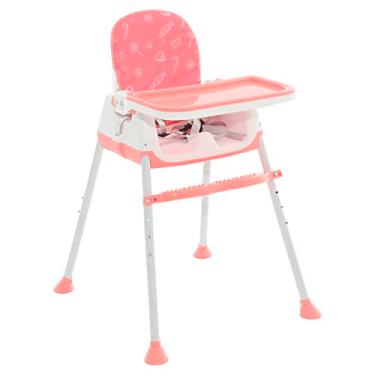 Imagem de Maxi Baby Cadeira de Alimentação Bebê Portátil Zest 3 em 1,Cinto de 3 pontos, Apoio para os Pés(Até 23kgs), Rosa