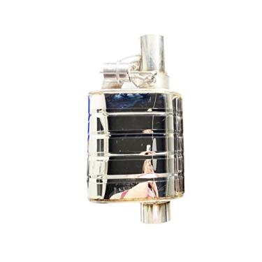 Imagem de Sistema de escape de carro controle de válvula de vácuo kit de tubo de escape silenciador variável inoxidável universal 51 63 76 mm controle remoto (cor: 51mm esquerda)