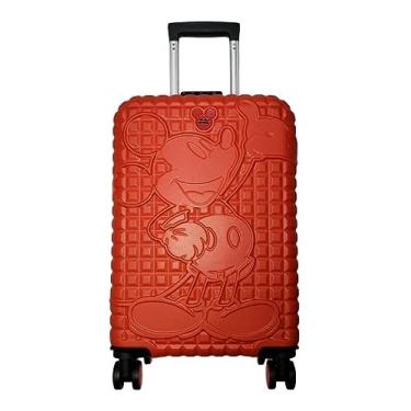 Imagem de Mala De Viagem Rodinhas 360° Rígida Mickey Tamanho P Bordo Cor:Vermelho