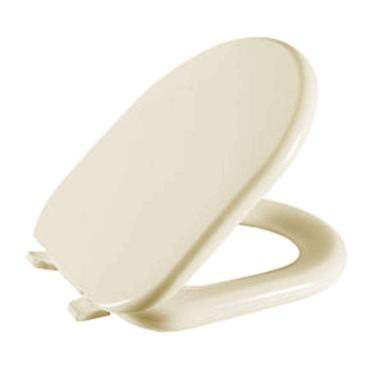 Imagem de Assento Sanitário Riviera Pergamon (Bege Claro) Tampa para Vaso Celite Almofadado