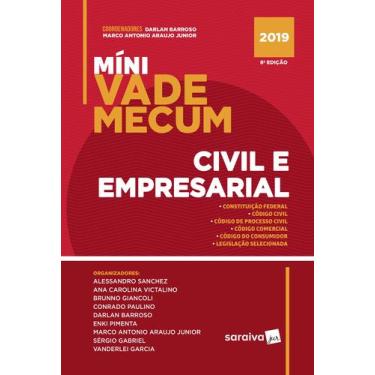 Imagem de Livro - Míni Vade Mecum Civil E Empresarial - 8ª Edição De 2019