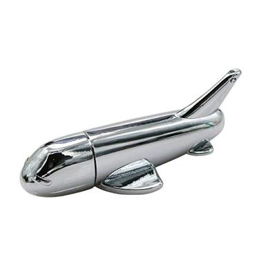 Imagem de 8GB Metal Avião Modelo 3.0 USB Flash Drive Pen Drive Armazenamento de Dados Pen Drive Pen Drive Pen Drive USB Drive USB 3.0 Pen Drive U Disco Flash Memory Flash Disk - Prata