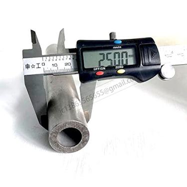 Imagem de Tubo de aço 25 mm tubo de aço cardon 24mm tubo de aço sem costura 23 mm tubo de aço 22 mm tubo de metal tubo redondo 21 mm tubos de aço 3/4 banheira (OD25mmID17mm, L50cm)