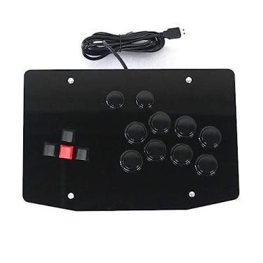 Imagem de XIAO SHI MIN STORY All-button Arcade Game Joystick Mechanical Keyboard Fighting Joystick For PS3 PS4 Boxing King 14 Street Fighter SWITCH Gamepad, WADS Layout Game Controller