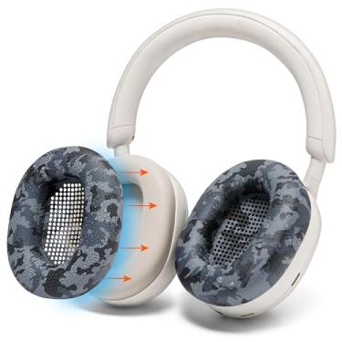 Imagem de WC Sweatz XM5 - Capas de ouvido de fone de ouvido protetoras para Sony WH1000XM5 por WC | Somente compatível com a Sony XM5 sobre os fones de ouvido | SULHOVE E FACILMADO | Camuflagem preta