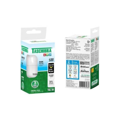 Imagem de Lâmpada Led Tkl 30 4,9w - Taschibra 6500k (branca)