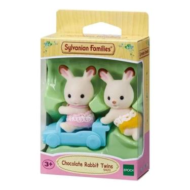 Imagem de Sylvanian Families Gêmeos Coelho Chocolate - Epoch Magia