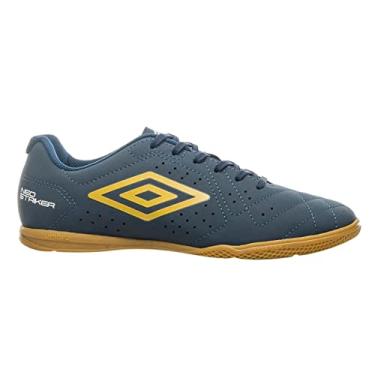 Imagem de Chuteira Futsal, Umbro Neo Striker, Umbro, Masculina, Marinho/Dourado/Branco, 43