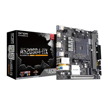 Imagem de Placa-mãe Mini-ITX A520 para processadores Ryzen  AM4  DDR4  PC Gaming  Série 3000  Série 4000