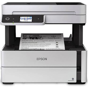 Imagem de Multifuncional EPSON Ecotank M3170 Wifi Duplex ADF - C11CG92302 Branco Bivolt