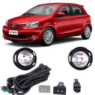 Imagem de Kit Farol Milha Neblina Etios Hatch Sedan 2012 2013 14 2015
