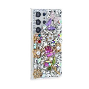 Imagem de Caso de telefone celular para meninas capa strass para samsung a70s a52 a71 a51 a72 a73, d, para samsung a74 5g