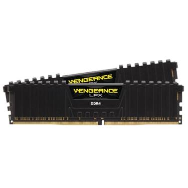 Imagem de Memória DDR4 - 16GB (2x 8GB) / 3.200MHz - Corsair Vengeance LPX - CMK16GX4M2B3200C16 - Preto