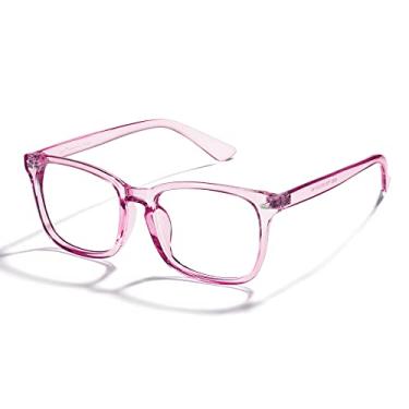 Imagem de Cyxus Óculos Nerd Candy com bloqueio de luz azul para computador para homens e mulheres, óculos antifadiga ocular, dores de cabeça UV para telas digitais