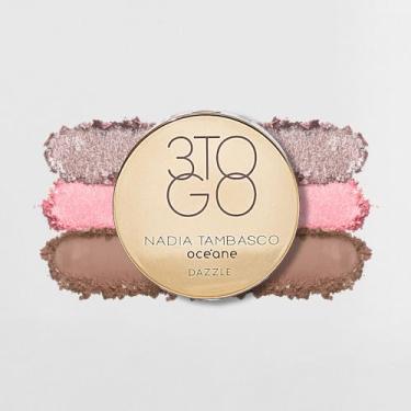 Imagem de Trio de Sombras Nádia Tambasco By Océane - 3 To Go Palette Dazzle 7,8g