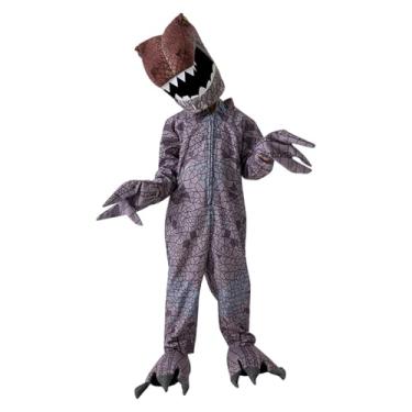 Imagem de kowaku Conjunto de fantasias de dinossauro infantil para Halloween, brincadeiras de criança para festas, fantasias, M
