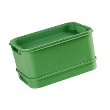 Imagem de Gralara Bandeja de Brotos de Sementes Mini Estufa Kits de Germinação Bandeja de Início de Sementes Multiuso para Brócolis Baunilha Perilla Alfalfa Rabanete, luz verde