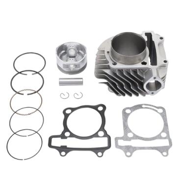 Imagem de WOOSTAR Cabeça de cilindro completa de furo grande de 62,5 mm com kit de pistão de substituição para 4 tempos GY6 170cc 180cc 200cc 1P63QML motor chinês ATV Quad 4 rodas Go Kart Scooter
