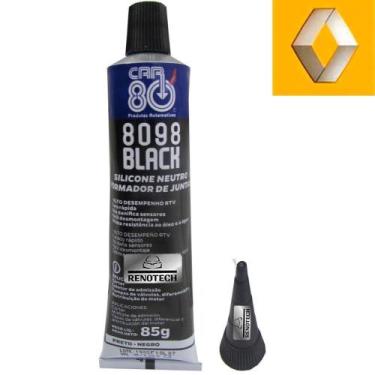 Imagem de - cola selante preta silicone black car80 - SUN CAR80
