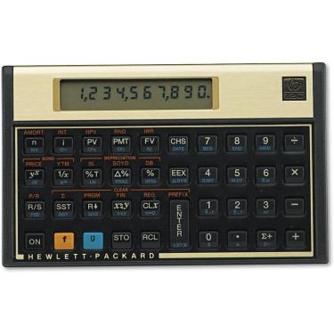Imagem de Calculadora Financeira 12C Gold Display LCD Mais de 120 Funções