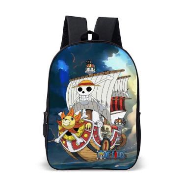 Imagem de Mochila Bolsa Escolar Infantil One Piece Volta Às Aulas - Thuco Games,