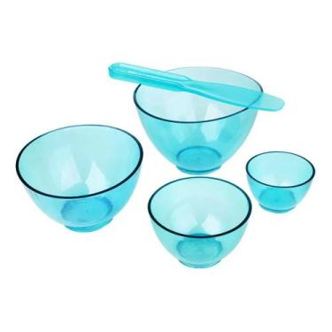 Imagem de Kit com 4 Cubetas Silicone e 1 Espátula Para Estética, Saúde - Argilas