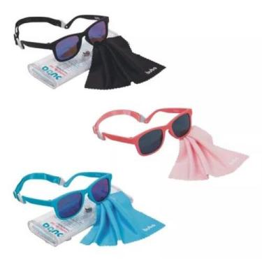 Imagem de Óculos de Sol Infantil Com Alça E Armação Flexível - Buba, Preto