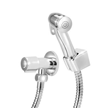Imagem de Ducha Higiênica Slim Abs Banheiro Cromada Acionamento 1/4v - Modelar
