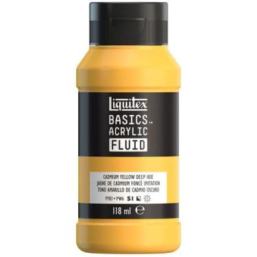 Imagem de Tinta Acrílica Liquitex Fluid 118ml Cadmium Yellow Deep Hue, Fluid