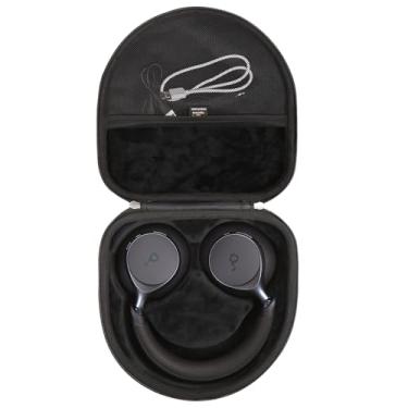 Imagem de Aproca Capa de armazenamento rígido portátil, para fones de ouvido e acessórios Anker Soundcore Space One com cancelamento de ruído ativo