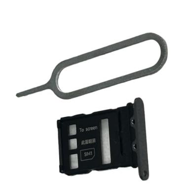 Imagem de zhxchzhi Suporte de bandeja de cartão SIM duplo OEM + pino de substituição para Honor MAGIC5 PRO preto