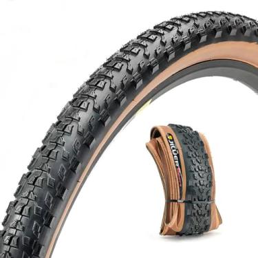 Imagem de CATAZER Pneu de bicicleta 20 × 1,35/26 × 1,95/27,5 × 2,1/29 × 2,2/27,5 × 2,2/700 × 25c/28c pneu dobrável MTB 20 × 4,0/26 × 4,0 pneu de bicicleta (retrô, 27,5 × 2,2)