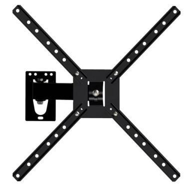 Imagem de kit4 Suportes para TV até 56'' Articulado inclinação BRA3.0 - Brasform