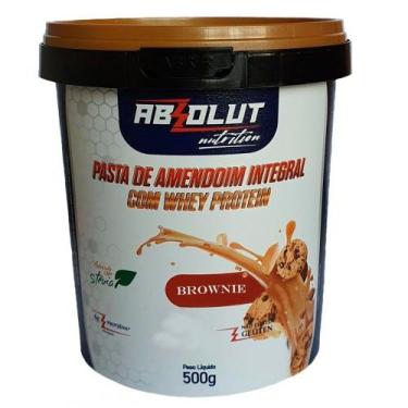 Imagem de Pasta de Amendoim Absolut Nutrition Brownie 500g