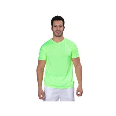 Imagem de Camiseta Masculina Dry-Fit Manga curta Malha Poliester Confortável par