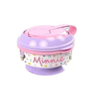 Imagem de Kit Pote Papinha c/ Amassador 300ml Bebê Mickey Minnie Baby - Plasútil