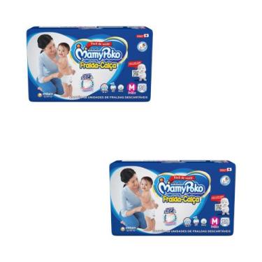 Imagem de Kit Fralda Calça MamyPoko Super Seca Tam M- 76 fraldas - OFERTA