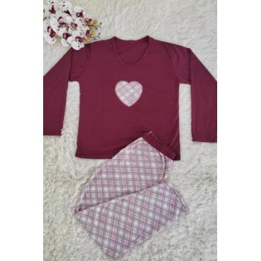 Imagem de Pijama Feminino Plus Size-Inverno- 48 ao 56 - ousadia Lingerie e Moda 