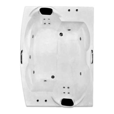 Imagem de Banheira Dupla Cairo COMPLETA com hidro em Acrílico - Só Banheiras, 1,