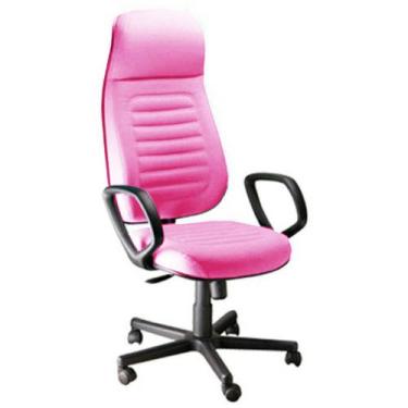 Imagem de Cadeira Presidente com Espaldar Alto Linha Blenda Rosa - Design Office
