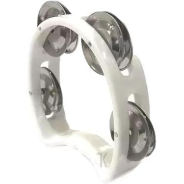 Imagem de Pandeiro Meia Lua Infantil - BRANCO - Spanking