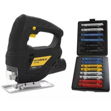 Imagem de Serra Tico Tico Hammer 220V / 400w + Kit Serra Tico Tico 14 Lâmina, 22
