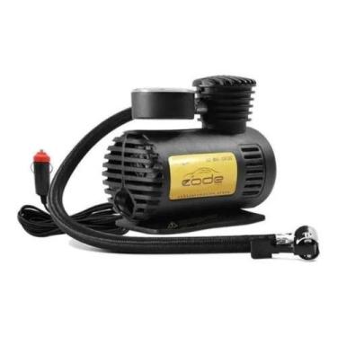 Imagem de Compressor De Ar Automotivo 12v Mini Code Techone com Manometro