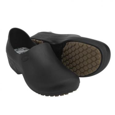 Imagem de Sapato Sticky Shoes EVA Borracha Hospital/Cozinha E Limpeza, Preto, 34