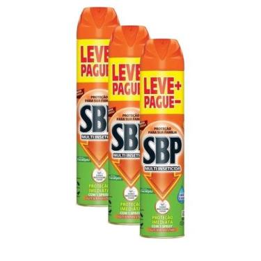 Imagem de Kit 3 Multi Inseticida Aerossol Óleo de Eucalipto SBP 450ML