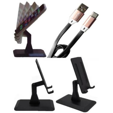 Imagem de Cabo Usb 2.0 Para Usb Type C - 1.0 Metros Hayom - Cb1119 + SUPORTE DE 