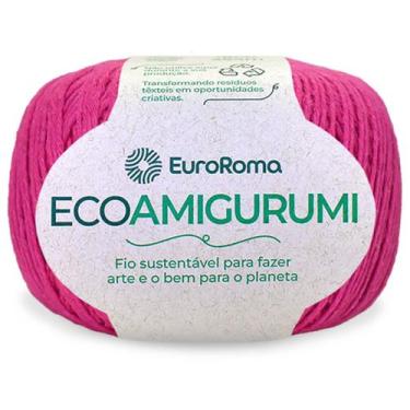 Imagem de Fio Ecoamigurumi Euroroma 254m Linha Amigurumi Várias Cores, 0550 - Pi