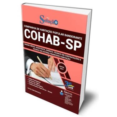 Imagem de Apostila COHAB-SP - Ensino Médio: Assistente Jurídico, Técnico em Cont