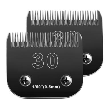 Imagem de 2 peças, 30 lâminas, lâminas para tosar cães, compatíveis com lâminas de tosquiadeira para cães Andis, compatíveis com Oster A5, Wahl km10, lâmina afiada de aço inoxidável